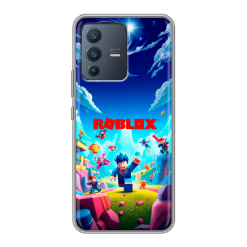 Силиконовый чехол на Vivo V23 с принтом Roblox Роблокс Силиконовый чехол на Vivo V23 с принтом Roblox Роблокс