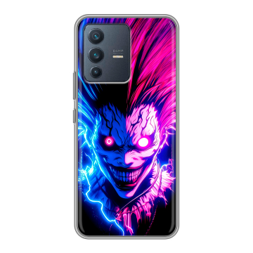 Силиконовый чехол на Vivo V23 с принтом Death note Тетрадь смерти