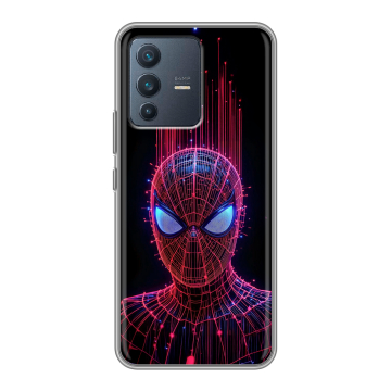 Силиконовый чехол на Vivo V23 с принтом Spiderman Человек паук Силиконовый чехол на Vivo V23 с принтом Spiderman Человек паук
