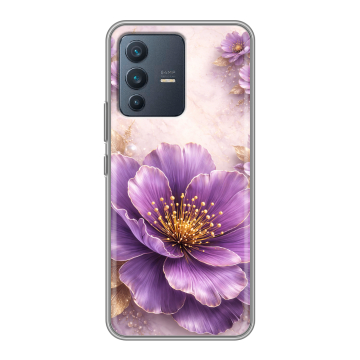 Силиконовый чехол на Vivo V23 с принтом женский Силиконовый чехол на Vivo V23 с принтом женский