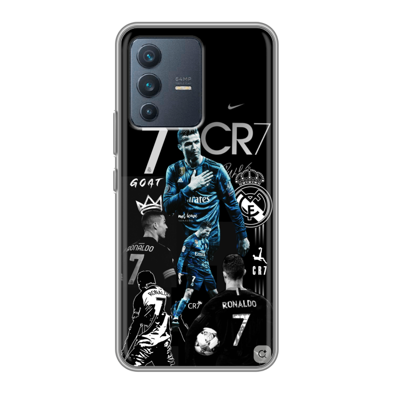 Силиконовый чехол на Vivo V23 с принтом Реал Роналдо Силиконовый чехол на Vivo V23 с принтом Реал Роналдо