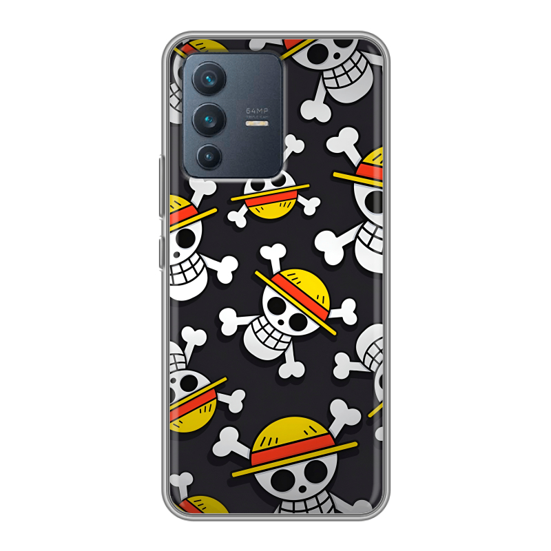Силиконовый чехол на Vivo V23 с принтом One Piece Ван Пис Силиконовый чехол на Vivo V23 с принтом One Piece Ван Пис