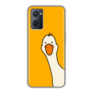 Силиконовый чехол на Realme 9i с принтом Утка Силиконовый чехол на Realme 9i с принтом Утка