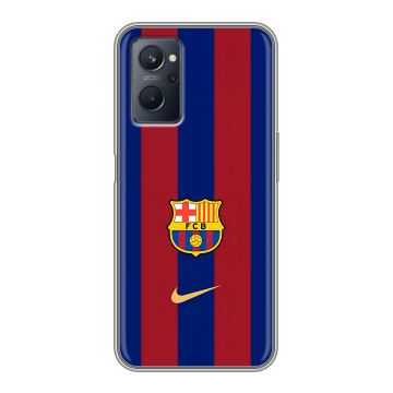Силиконовый чехол на Realme 9i с принтом Барселона Barcelona Силиконовый чехол на Realme 9i с принтом Барселона Barcelona