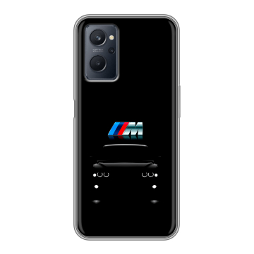 Силиконовый чехол на Realme 9i с принтом БМВ BMW Силиконовый чехол на Realme 9i с принтом БМВ BMW