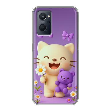 Силиконовый чехол на Realme 9i с принтом для девочек Силиконовый чехол на Realme 9i с принтом для девочек