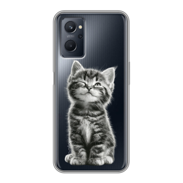 Силиконовый чехол на Realme 9i с принтом Котенок Силиконовый чехол на Realme 9i с принтом Котенок
