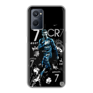 Силиконовый чехол на Realme 9i с принтом Реал Роналдо Силиконовый чехол на Realme 9i с принтом Реал Роналдо