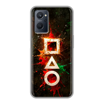 Силиконовый чехол на Realme 9i с принтом Squid Game Игра кальмара Силиконовый чехол на Realme 9i с принтом Squid Game Игра кальмара