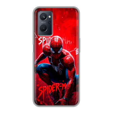 Силиконовый чехол на Realme 9i с принтом Spiderman Человек паук Силиконовый чехол на Realme 9i с принтом Spiderman Человек паук