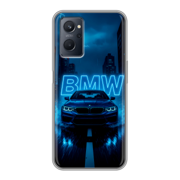 Силиконовый чехол на Realme 9i с принтом BMW БМВ Силиконовый чехол на Realme 9i с принтом BMW БМВ