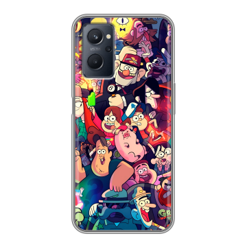 Силиконовый чехол на Realme 9i с принтом Gravity Falls Гравити Фолз Силиконовый чехол на Realme 9i с принтом Gravity Falls Гравити Фолз