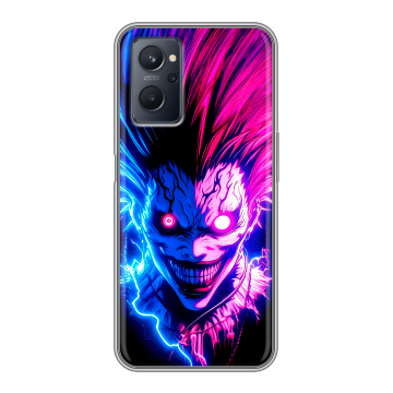 Силиконовый чехол на Realme 9i с принтом Death note Тетрадь смерти Силиконовый чехол на Realme 9i с принтом Death note Тетрадь смерти