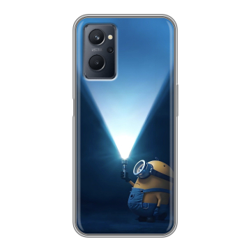Силиконовый чехол на Realme 9i с принтом Миньоны Силиконовый чехол на Realme 9i с принтом Миньоны
