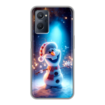 Силиконовый чехол на Realme 9i с принтом Новый год