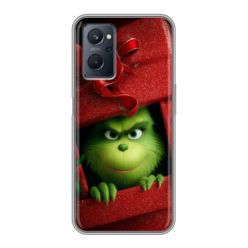 Силиконовый чехол на Realme 9i с принтом Новый год