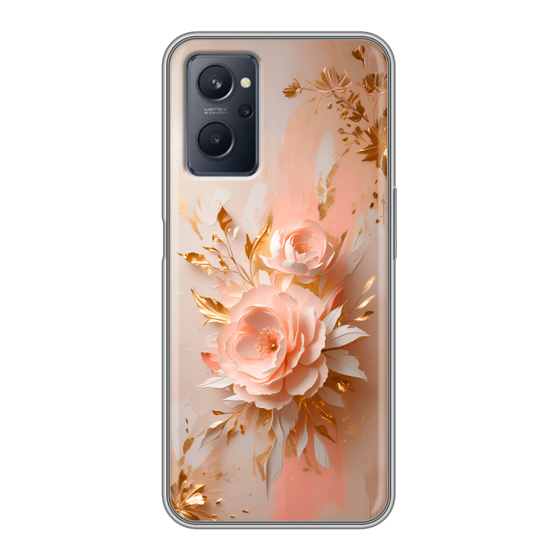 Силиконовый чехол на Realme 9i с принтом женский Силиконовый чехол на Realme 9i с принтом женский