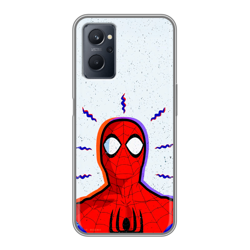 Силиконовый чехол на Realme 9i с принтом Spiderman Человек паук Силиконовый чехол на Realme 9i с принтом Spiderman Человек паук