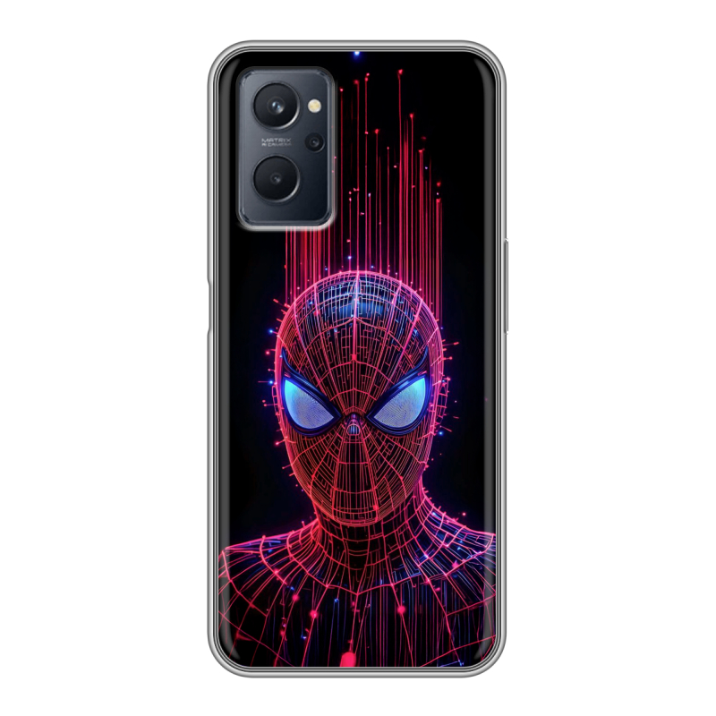 Силиконовый чехол на Realme 9i с принтом Spiderman Человек паук Силиконовый чехол на Realme 9i с принтом Spiderman Человек паук