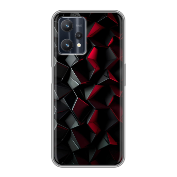 Силиконовый чехол на Realme 9 Pro с принтом Абстракция