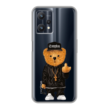 Силиконовый чехол на Realme 9 Pro с принтом Мишка Силиконовый чехол на Realme 9 Pro с принтом Мишка