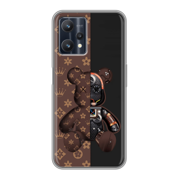 Силиконовый чехол на Realme 9 Pro с принтом Луи робот
