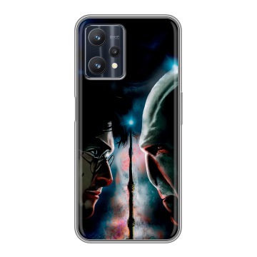 Силиконовый чехол на Realme 9 Pro с принтом Гарри Поттер Harry Potter