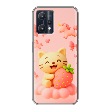 Силиконовый чехол на Realme 9 Pro с принтом для девочек Силиконовый чехол на Realme 9 Pro с принтом для девочек