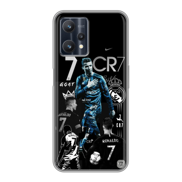 Силиконовый чехол на Realme 9 Pro с принтом Реал Роналдо