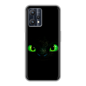 Силиконовый чехол на Realme 9 Pro с принтом Как приручить дракона