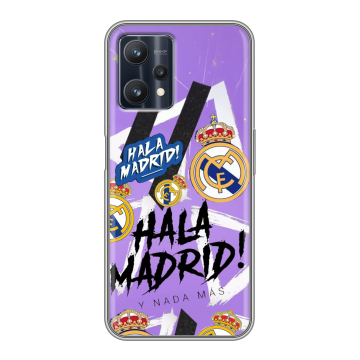 Силиконовый чехол на Realme 9 Pro с принтом Real Madrid Реал Мадрид