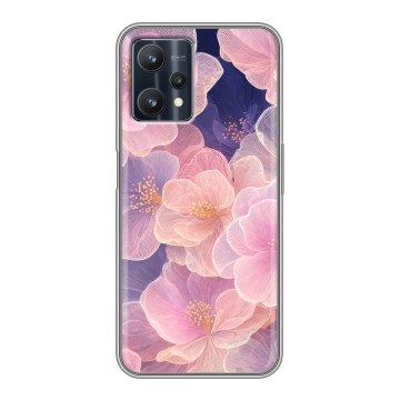 Силиконовый чехол на Realme 9 Pro с принтом женский