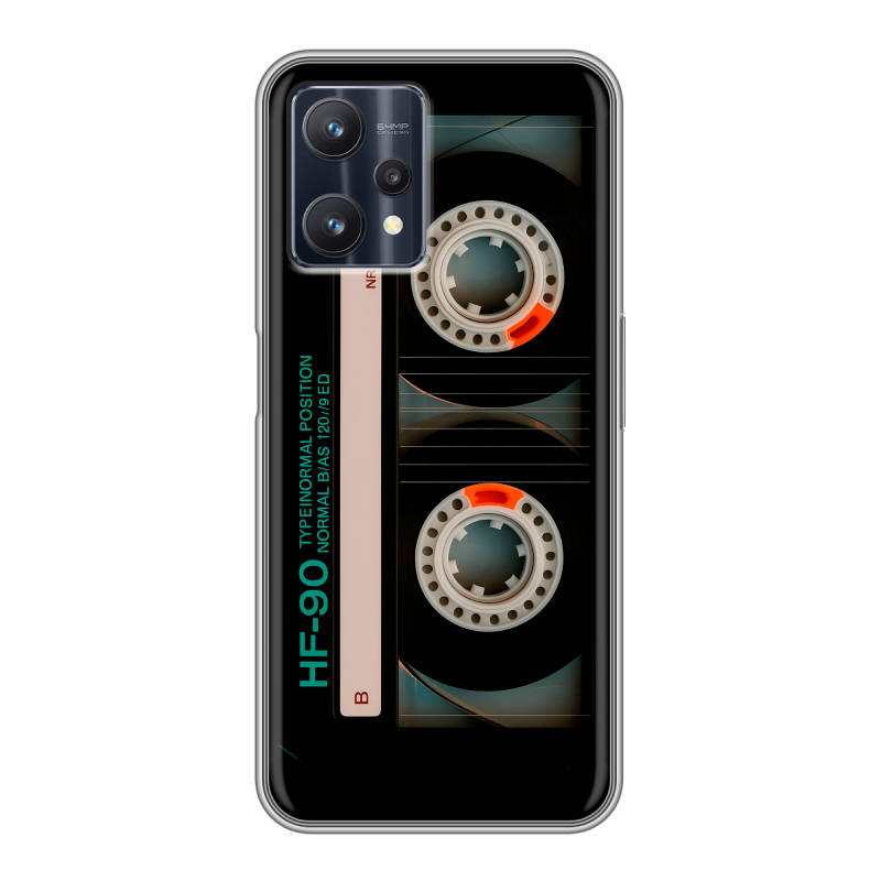 Силиконовый противоударный чехол на Realme 9 Pro с принтом Кассета Силиконовый противоударный чехол на Realme 9 Pro с принтом Кассета