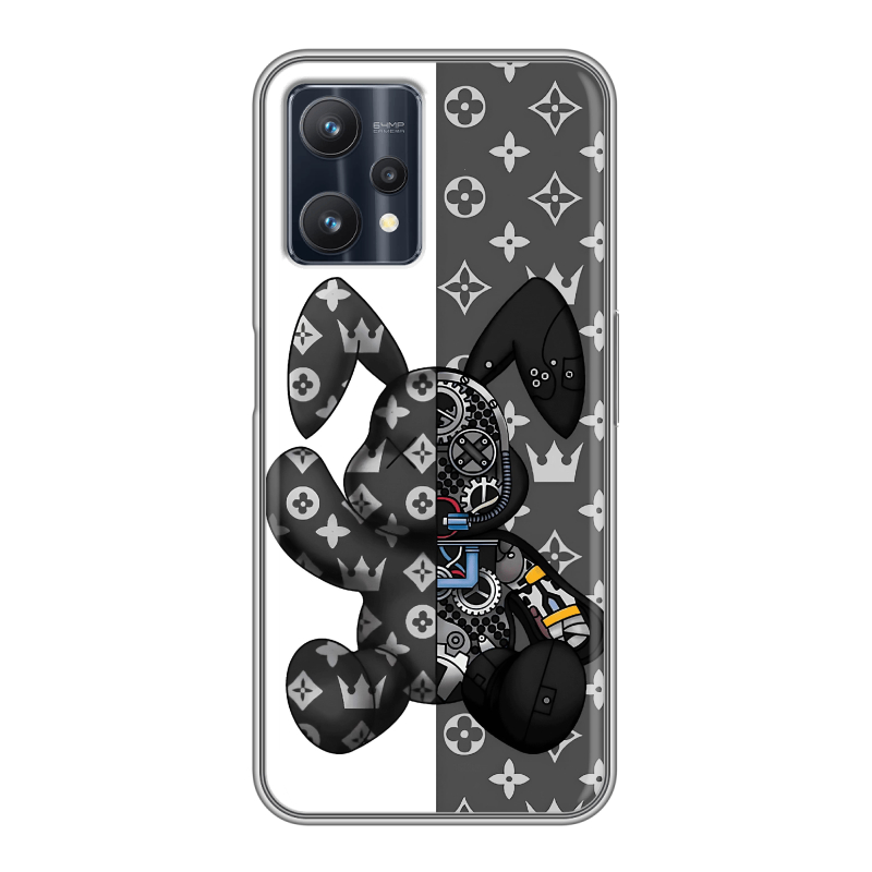 Силиконовый чехол на Realme 9 Pro с принтом Луи робот Силиконовый чехол на Realme 9 Pro с принтом Луи робот