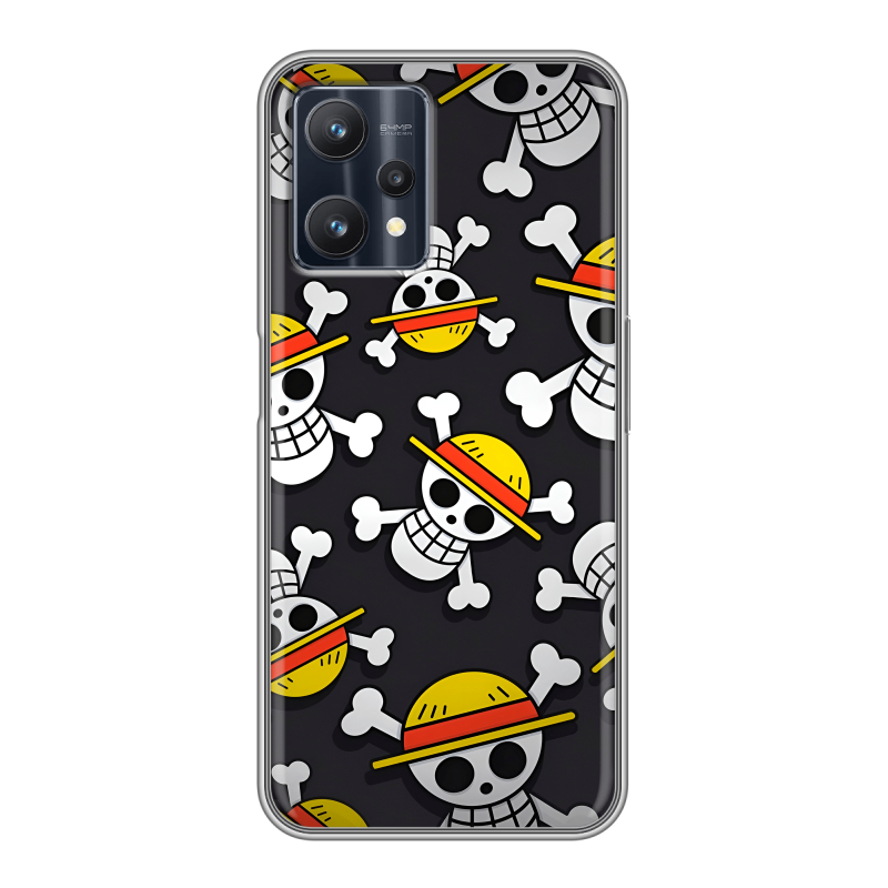 Силиконовый противоударный чехол на Realme 9 Pro с принтом One Piece Ван Пис Силиконовый противоударный чехол на Realme 9 Pro с принтом One Piece Ван Пис