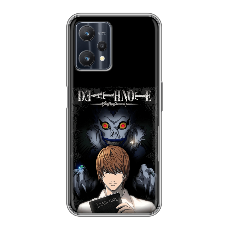 Силиконовый чехол на Realme 9 Pro с принтом Death note Тетрадь смерти Силиконовый чехол на Realme 9 Pro с принтом Death note Тетрадь смерти