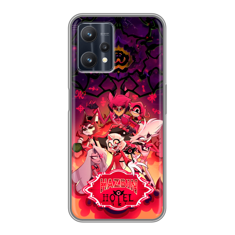 Силиконовый чехол на Realme 9 Pro с принтом Hazbin Hotel Отель Хазбин Силиконовый чехол на Realme 9 Pro с принтом Hazbin Hotel Отель Хазбин