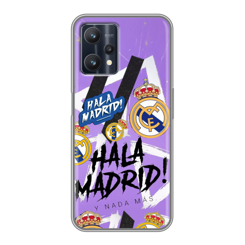 Силиконовый противоударный чехол на Realme 9 Pro с принтом Real Madrid Реал Мадрид Силиконовый противоударный чехол на Realme 9 Pro с принтом Real Madrid Реал Мадрид