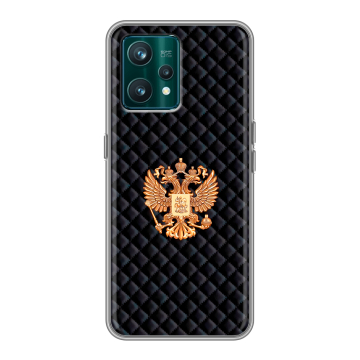 Силиконовый чехол на Realme 9 Pro Plus с принтом Герб России принт Силиконовый чехол на Realme 9 Pro Plus с принтом Герб России принт