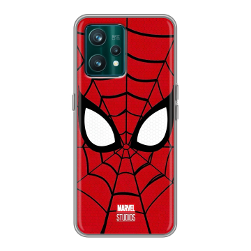 Силиконовый чехол на Realme 9 Pro Plus с принтом человек паук spiderman