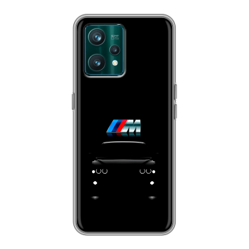 Силиконовый чехол на Realme 9 Pro Plus с принтом БМВ BMW