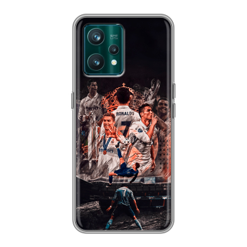Силиконовый чехол на Realme 9 Pro Plus с принтом Реал Роналдо Real Ronaldo Силиконовый чехол на Realme 9 Pro Plus с принтом Реал Роналдо Real Ronaldo