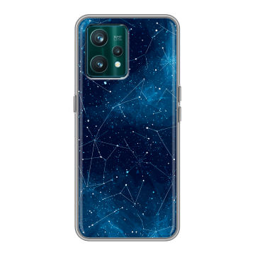Силиконовый чехол на Realme 9 Pro Plus с принтом Космос звезды Силиконовый чехол на Realme 9 Pro Plus с принтом Космос звезды