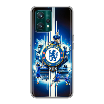 Силиконовый чехол на Realme 9 Pro Plus с принтом Chelsea Челси Силиконовый чехол на Realme 9 Pro Plus с принтом Chelsea Челси
