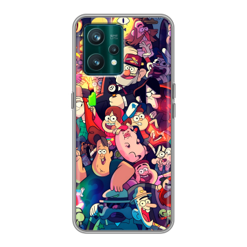 Силиконовый чехол на Realme 9 Pro Plus с принтом Gravity Falls Гравити Фолз Силиконовый чехол на Realme 9 Pro Plus с принтом Gravity Falls Гравити Фолз