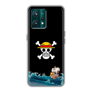 Силиконовый чехол на Realme 9 Pro Plus с принтом One Piece Ван Пис Силиконовый чехол на Realme 9 Pro Plus с принтом One Piece Ван Пис