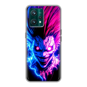 Силиконовый чехол на Realme 9 Pro Plus с принтом Death note Тетрадь смерти Силиконовый чехол на Realme 9 Pro Plus с принтом Death note Тетрадь смерти