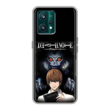 Силиконовый чехол на Realme 9 Pro Plus с принтом Death note Тетрадь смерти Силиконовый чехол на Realme 9 Pro Plus с принтом Death note Тетрадь смерти
