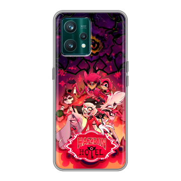 Силиконовый чехол на Realme 9 Pro Plus с принтом Hazbin Hotel Отель Хазбин Силиконовый чехол на Realme 9 Pro Plus с принтом Hazbin Hotel Отель Хазбин