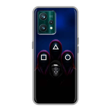 Силиконовый чехол на Realme 9 Pro Plus с принтом Игра Кальмара Силиконовый чехол на Realme 9 Pro Plus с принтом Игра Кальмара